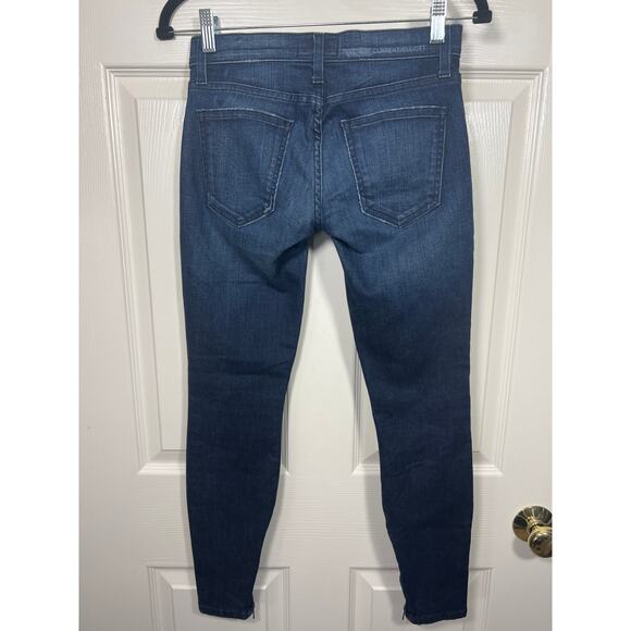 Current/Elliott Silverlake Zip Ankle Skinny Leg Jeans Sargent Revolve Low Rise - Picture 9 of 12